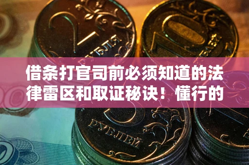 北京借条打官司前必须知道的法律雷区和取证秘诀！懂行的人已经留好这些证据