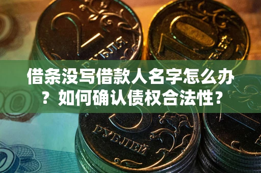北京借条没写借款人名字怎么办？如何确认债权合法性？