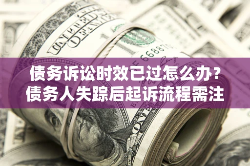 北京债务诉讼时效已过怎么办？债务人失踪后起诉流程需注意什么？
